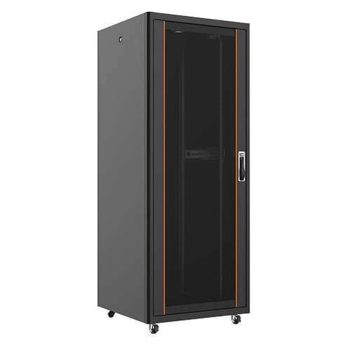 Ager 26U 800X800Mm Dikili Tip Siyah Kabinet Vega Basic Ag-Vb26U8080S1 Cam Kapak