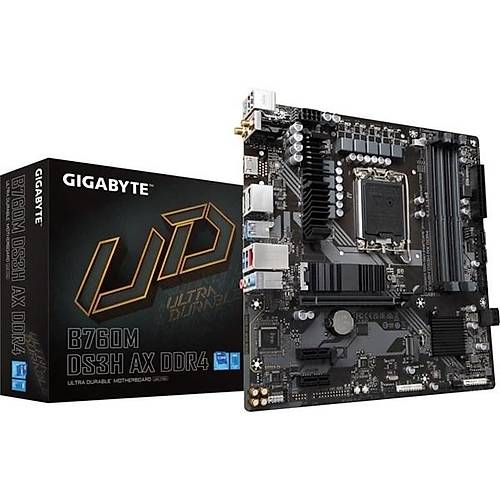 Ggabyte B760M-Ds3H Ax Wf-6 Ddr4 Hdm-Dp Pce 4.0 1700P Matx