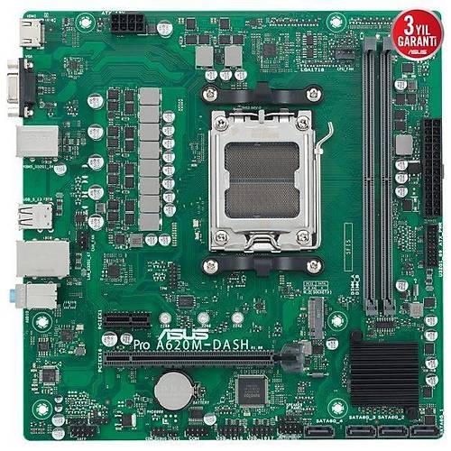 Asus Pro A620M-Dash-Csm Ddr5 Hdm Pce 4.0 Am5 Matx