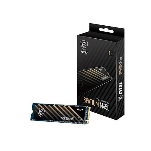 1TB MSI SPATIUM M450 PCIE 4.0 NVME M.2 V1 3400-2400MB-s