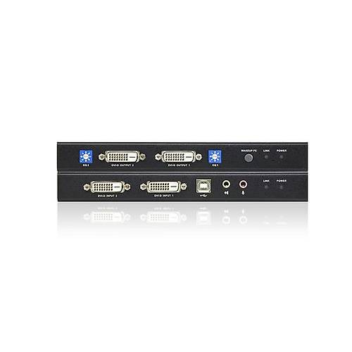 Aten Aten-Ce604 Dv� Dual View Cat 5 Kvm (Keyboard/Video Monitor/Mouse) Mesafe Uzatma Cihaz�