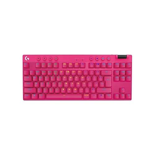 LOGITECH G PRO X TKL LIGHTSPEED KABLOSUZ LIGHTSYNC RGB PBT TU BALIKLARI LE NGLZCE OYUN KLAVYES  PEMBE 920012159