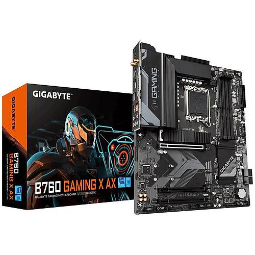 Ggabyte B760 Gamng X Ax Wf-6E Ddr5 Hdm Dp Pce 16X V5.0 1700P Atx