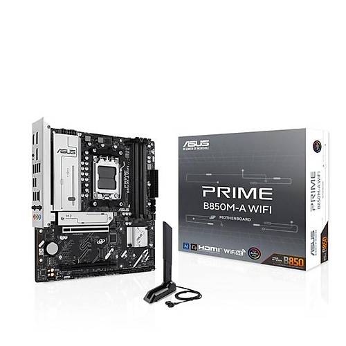 ASUS PRIME B850M-A WIFI6E DDR5 HDMI-DP TYPEC PCIE 5.0 AM5 MATX