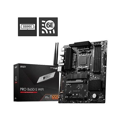 Ms Pro B650-S Wf-6E Ddr5 Hdm-Dp Pce 4.0 Am5 Atx