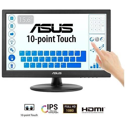 ASUS 15.6&quot; IPS DOKUNMATIK VT169HE 5MS 60HZ HDMI TAŞINABİLİR MONİTÖR 1920X1080