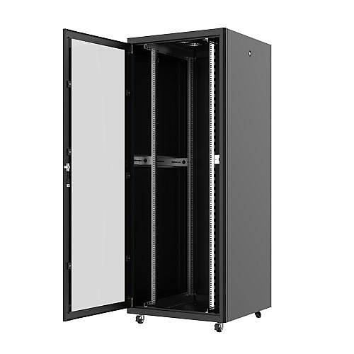 Ager 36U 800X800Mm Dikili Tip Siyah Kabinet Vega Basic Ag-Vb36U8080S1 Cam Kapak