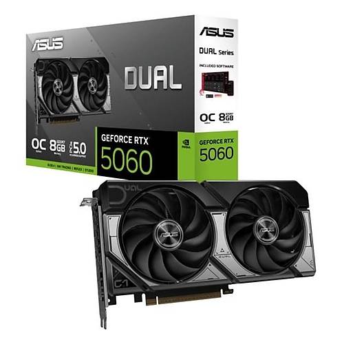 ASUS 8GB DUAL RTX5060-O8G GDDR7 128bit HDMI DP PCIe 5.0