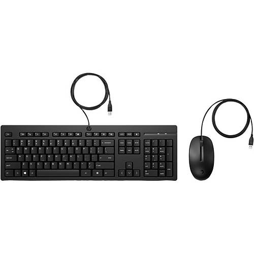 Hp 225 Kablolu Set Klavye  Mouse Siyah 286J4Aa