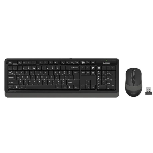 A4 Tech Fg1010 Kablosuz Q Trk Optic Mouse Siyah-Gri Multimedya Klavye   Mouse Set Set