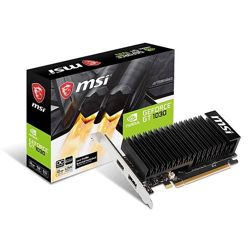 Ms Vga Geforce Gt 1030 2Ghd4 Lp Oc Gt1030 2Gb Ddr4 64B Dx12 Pce 3.0 X16 (1Xhdm 1Xdv)