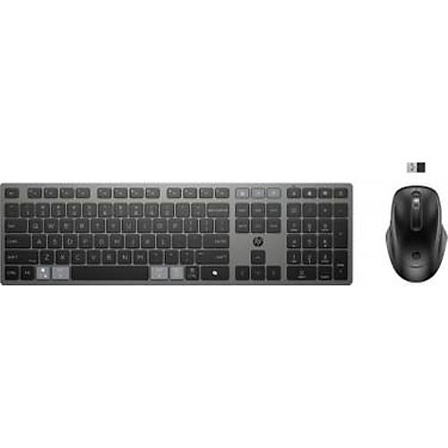 HP 9T5B0UT 725 MULTI-DEVICE RECHARGEABLE WIRELESS KEYBOARD AND MOUSE COMBO