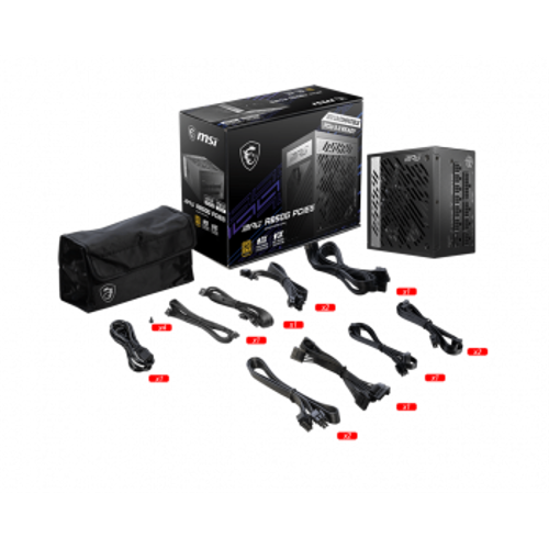 Ms� Mpg A850G Pc�e5 850W 80+ Gold Power Supply