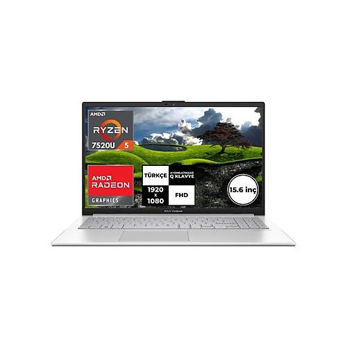 ASUS NB VIVOBOOK GO 15 E1504FA-NJ115 RYZEN5-7520U 8GB 512SSD O-B 15.6