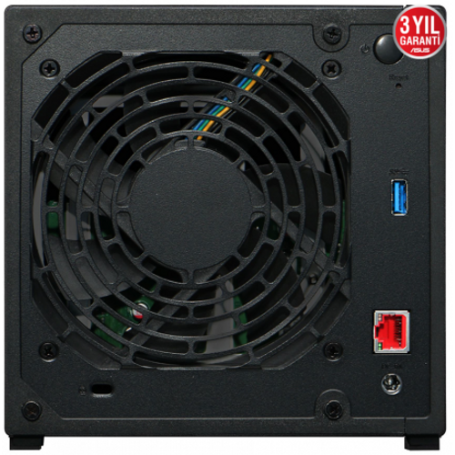 Asustor As1104T Realtek Qc 1Gb Ram 4-Diske Kadar Destekli Nas Server (Disksiz)