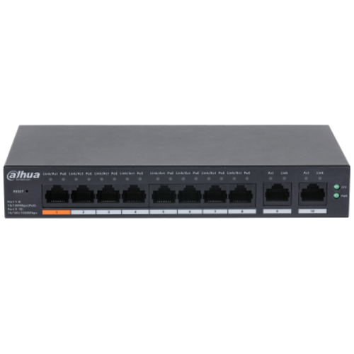 DAHUA CS4010-8ET-60 8XFE- 2XGE YNETLEBLR POE SWITCH