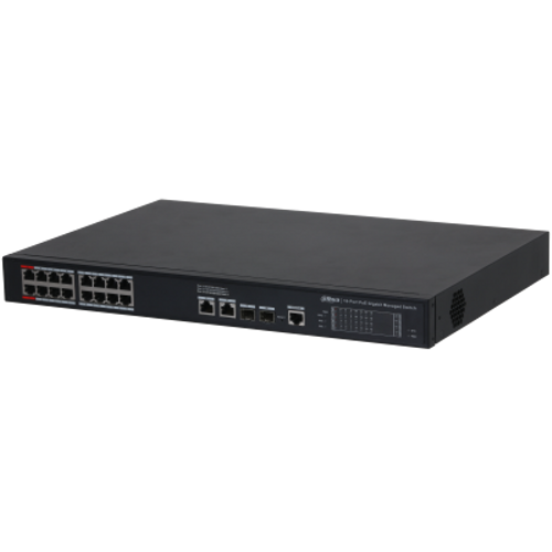 DAHUA S4220-16GT-240 16 PORT 16XGE-2XGE-2XGE-SFP YNETLEBLR 240W POE SWTCH