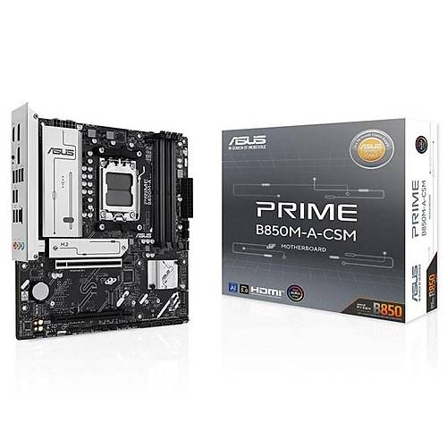 ASUS PRIME B850M-A-CSM DDR5 HDMI-DP PCIE 5.0 AM5 MATX KURUMSAL ANAKART