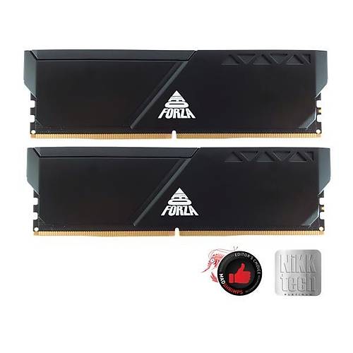 Neoforza 32Gb (2X 16Gb) Ddr5 6400Mhz Cl40 Dual Kt Pc Ram Trnty Jetblack Nmud516F82-6400F20