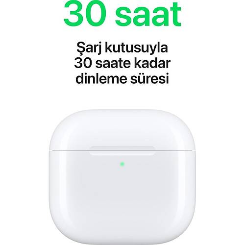Apple AirPods 4. Nesil ANC Bluetooth Kulakl Beyaz MXP93TU-A