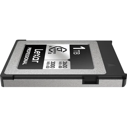 LEXAR 1TB LCXEXS4001T-RNENG CF-EXP PROFESSIONAL CFEXPRESS TYPE B CARD SILVER SERIE UP TO 3600MB-s read 3300MB-s write