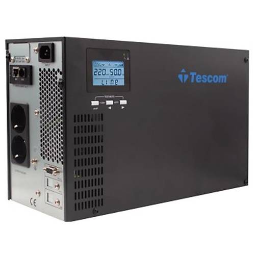 TESCOM CL-101 1KVA 1F-1F (3X9AH) + SNMP YANDAN EKRANLI ONLINE UPS (KGYS CHAZIDIR)