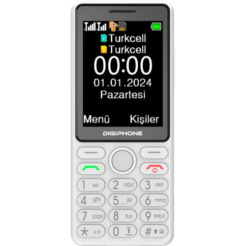 Digiphone S600 Beyaz Tuşlu Cep Telefonu