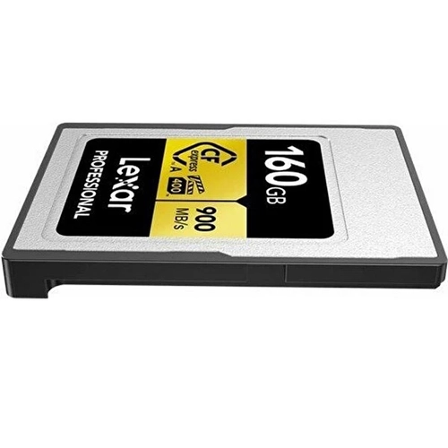 LEXAR 160GB LCAGOLD160GRNENG CFEXP PROFESSIONAL CFEXPRESS TYPE A CARD GOLD SERIE UP TO 900MB-S READ 800MB-S WRITE. VPG 400