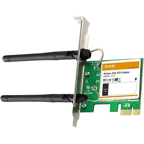 Tenda 300Mbps Pc Express W322E Kablosuz Adaptr 2.4Ghz 2X Antenli