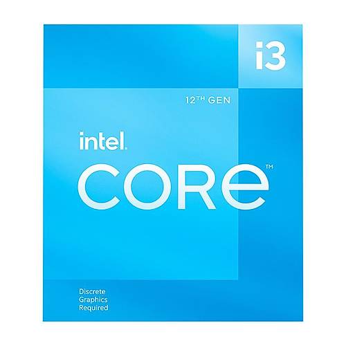 INTEL CORE �3-12100F 3.30GHz 12MB 1700p 12. NESIL BOX