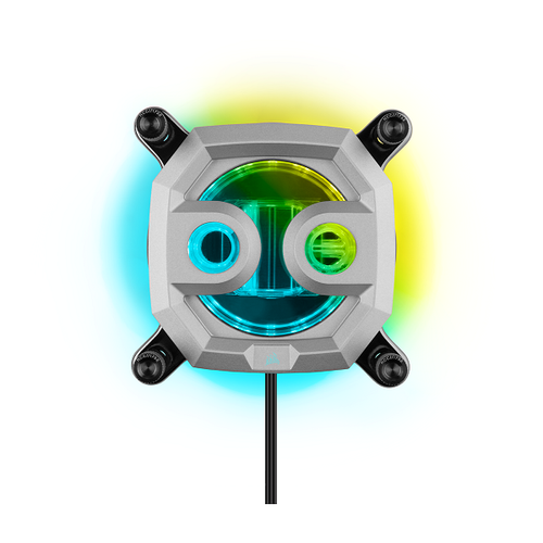 Corsar Cx-9010017-Ww Cpu Waterblock  Hydro X Series Xc7 Rgb Pro Cpu Water Block (1700-1200-Am4)  Silver