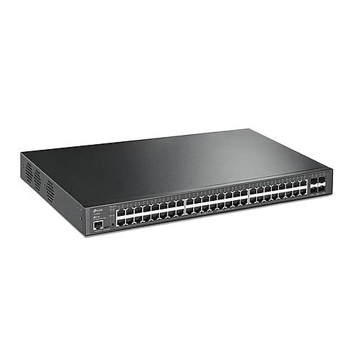 Tp-Lnk Tl-Sg3452Xp Jetstream 48-Port Gigabit And 4-Port 10Ge Sfp+ L2+ Managed Switch With 48-Port Poe+