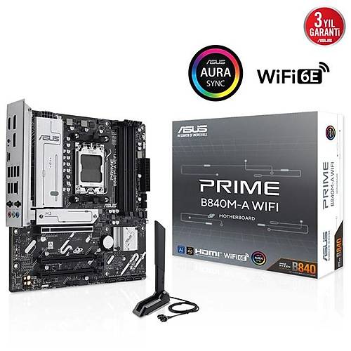 Asus Prime B840M-A Wifi AM5 Ryzen D5 Type-C