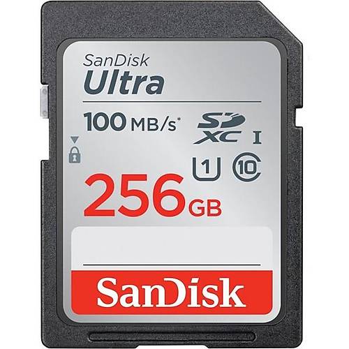 Sand�sk 256Gb Ultra Sdsdunr-256G-Gn3In Sdhc Haf�za Kart�