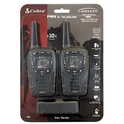 ASELSAN PM865 El  Telsizi, Pil ve �arj Dahil 2li set