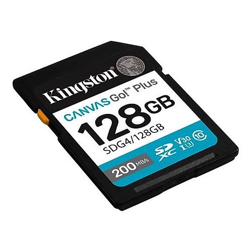 KINGSTON 128GB CANVAS GO SDG4-128GB SDHC HAFIZA KARTI