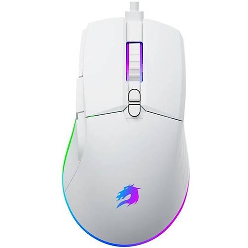 GAMEBOOSTER GB-M12W USB Kablolu 12800dpi Beyaz Vital RGB Aydnlatmal Oyuncu Mouse