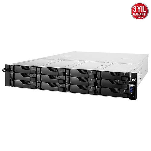 Asustor As6512Rd Atom C353812 Qc-8Gb Ram-12X-Disk Nas Sunucu (Disksiz)
