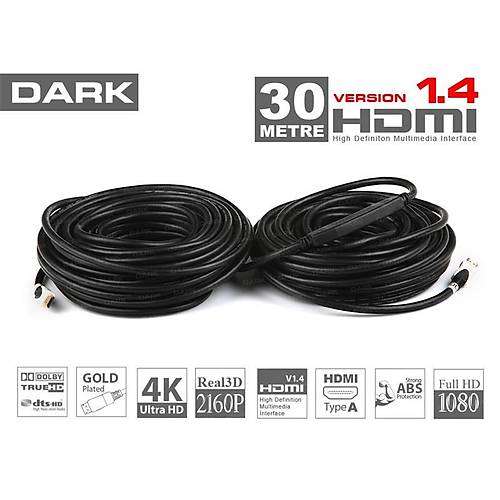 Dark Dk-Hd-Cv14L3000A 30M Aktif Hdmı V1.4 3D Led-L