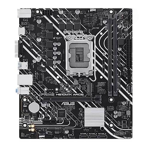 Asus Pr�me H610M-K Rgb Ddr5 M2 Pc�e Nvme Hdm� Pc�e 16X V4.0 1700P Matx