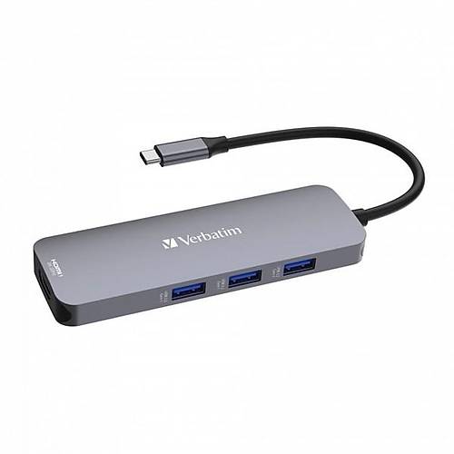 VERBATIM CMH-08 USB-C Pro �ok Ba�lant� Noktal� Dock
