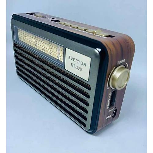 Everton Rt-320 Bluetooth-Usb-Sd-Fm Nostaljik Radyo