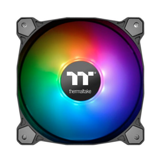 Thermaltake 12Cm Pure Plus 12 Rgb Cl-F063-Pl12Sw-A Siyah 18X Led Rgb 3L Kasa Fan Kiti 6Pin Hz Kontroll