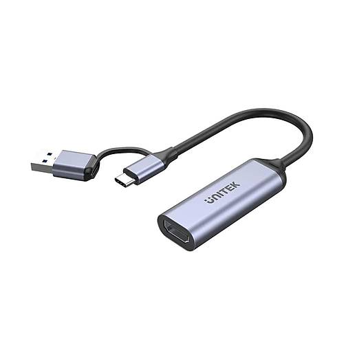 UNITEK 4K VIDEO CAPTURE KART HDMI TO USB-C-A (V1167A)