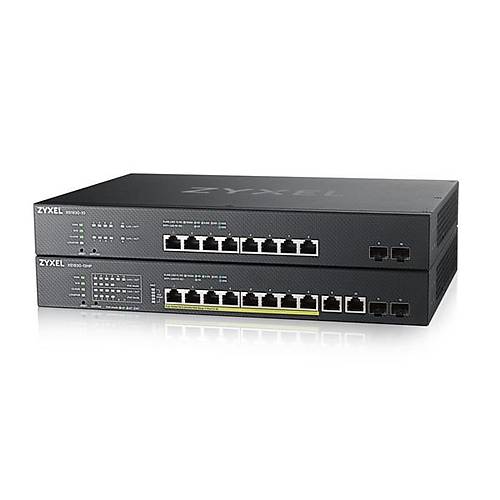 Zyxel Nebula Xs1930-12Hp 8 Port Mult-Ggabt Smart Managed Hybrd Upoe Swtch (375 Watt)
