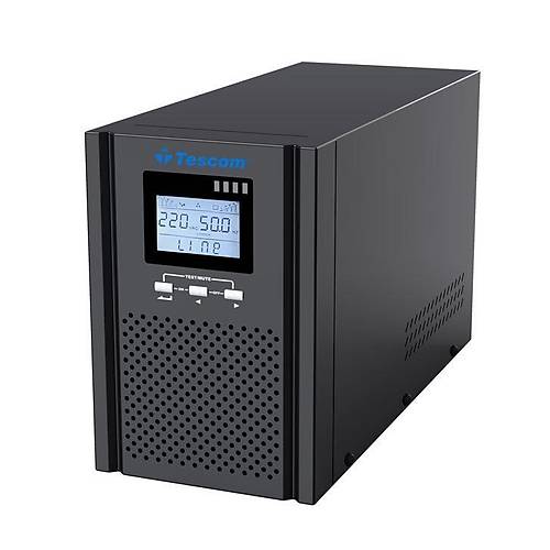 Tescom Teos+ 1Kva 1F-1F (2X9Ah) Lcd Onlne Ups 5-10Dk