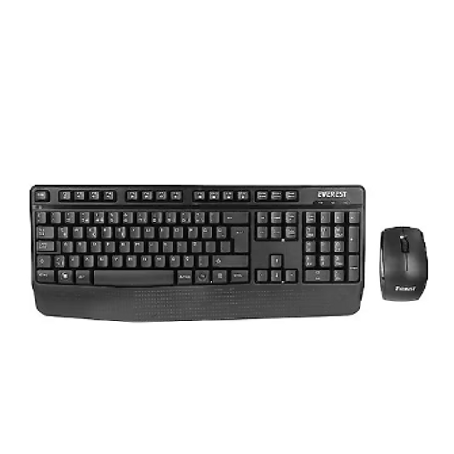 Everest Km-973 Q T�rk�e Kablosuz Siyah Klavye+ Mouse