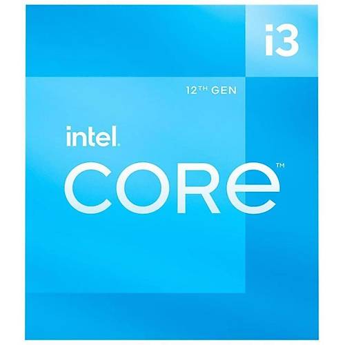 INTEL CORE i3 12100 17MB 4�ekirdekli O-B UHD VGA 1700p 58w Kutusuz+Fans�z