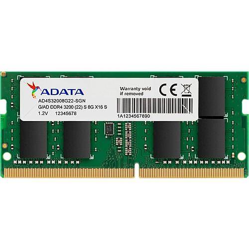 Adata 16Gb Ddr4 3200Mhz Sodmm Ad4S320016G22-Sgn Notebook Ram