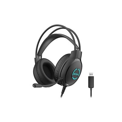 A4 TECH FH-300U Stereo USB Siyah Mikrofonlu Kulaklk